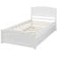 Lit plate-forme avec lit gigogne
