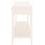 Console avec tiroirs à rayures verticales et support stable Ustyle, 3 longs pieds de couleur beige