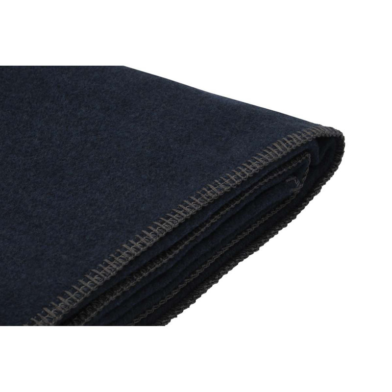 Wooded River Solid Midnight - Throw - 60x72, Navy