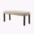 Fabric Dining Bench with Nailhead Trim-1047957647