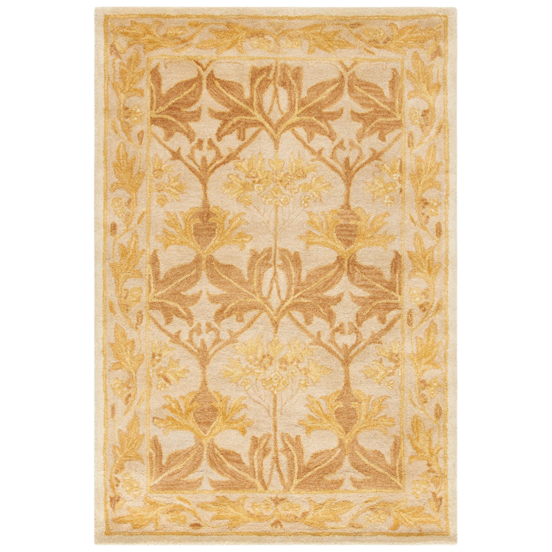 Tingley Hand Tufted Wool Oriental Rug, Rectangle 4' x 6'