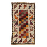 Vintage One-of-a-Kind 2'8" X 4'11" Hand Knotted Area Rug