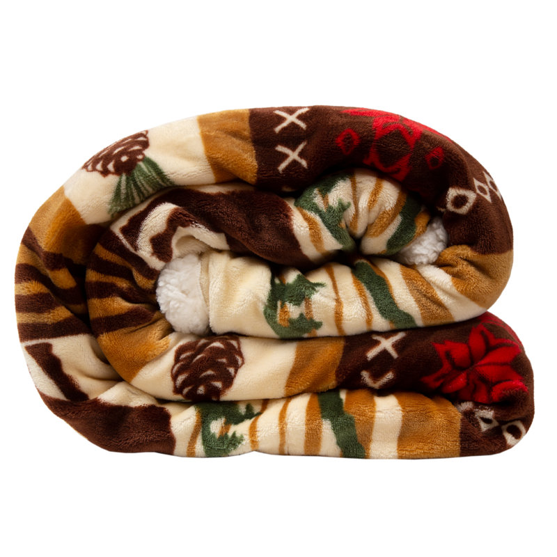 Embroidered Throw Blanket