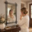 Miroir mural en métal inspiré du bambou-1663627962