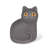 Small Gray Cat Figurine