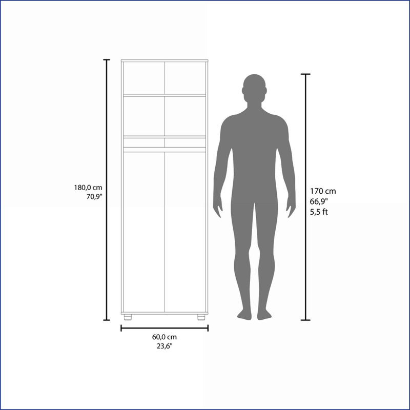 Armoires | Armoire de rangement Barkley | Blanc | Bois d'ingénierie, Blanc