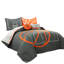 Édredon de basketball réversible surdimensionné gris anthracite-16771905-8510905