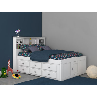 Beckford 6 Drawer Mate's & Captain's Bed with Bookcase by Viv + Raeâ?¢