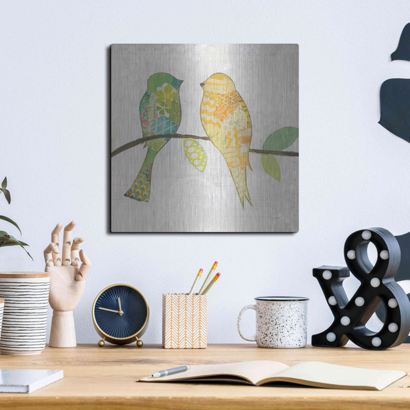 Luxe Métal Art «Catching Up IV» par Courtney Prahl, «Catching Up IV» par Courtney Prahl, H 12 po x l 12 po