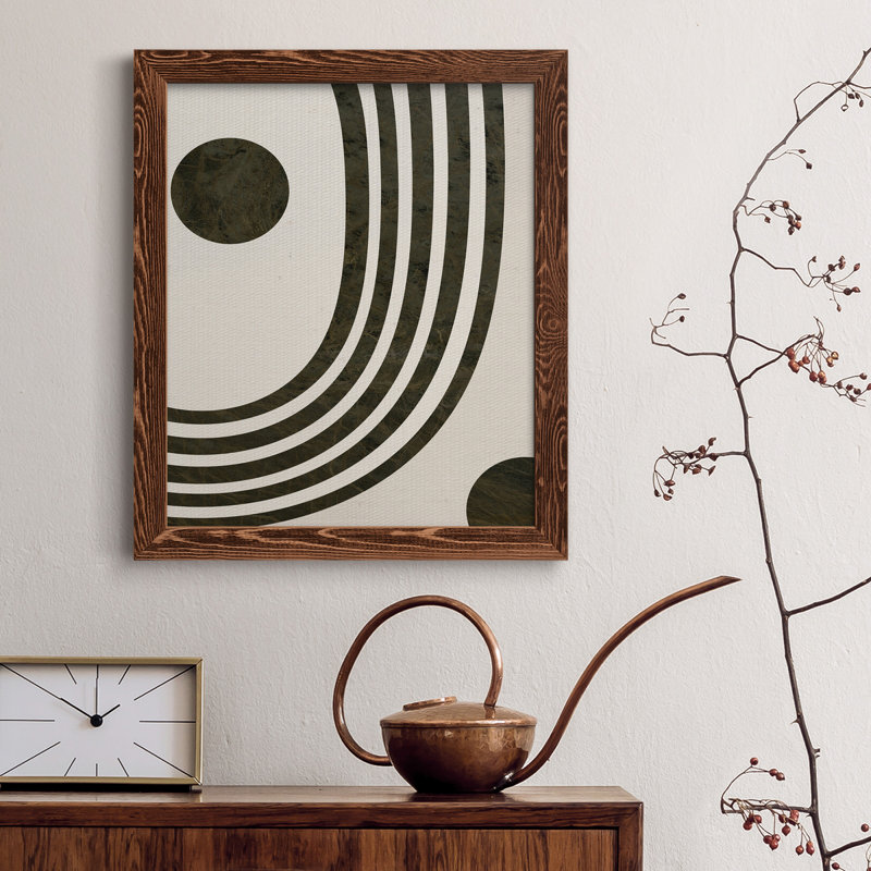 «Tubular Abstract I», peinture sur toile encadrée, Érable, H 44 po x l 31 po x P 1 po