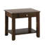 Table basse contemporaine avec tiroir et tablette en bois