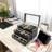 Faux Leather Accessory Box + Drawers