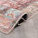 Tapis vintage antidérapant lavable à la machine Boho