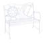 Banc de jardin en métal côtier Howell