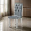 Chaise parsons en tissu touffeté Liam
