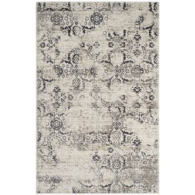 Winchcombe Vintage Inspired Cream/Charcoal Rug