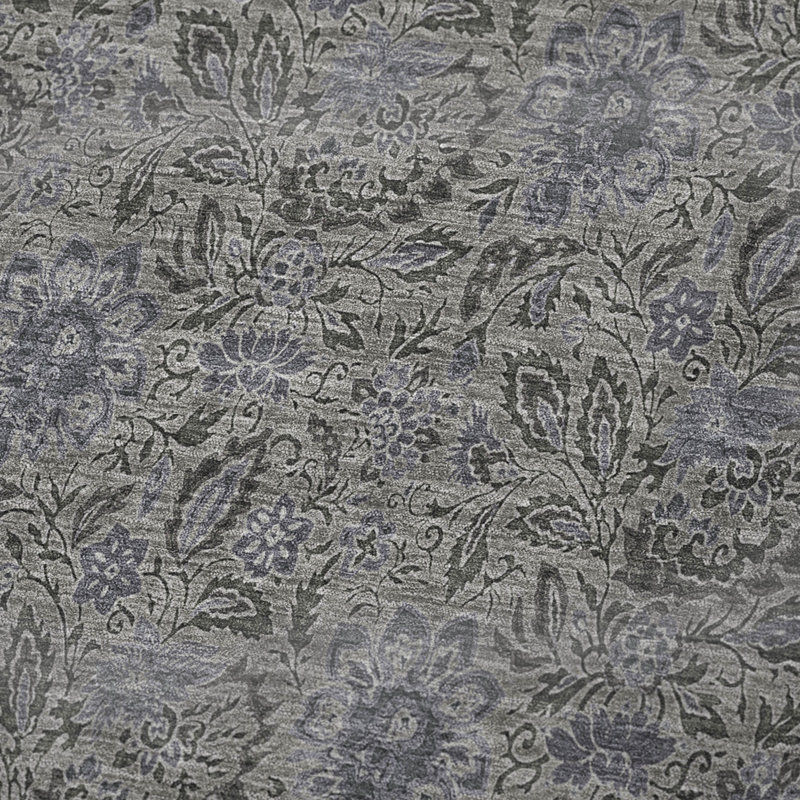Jeté floral Sherpa ASB660 Addison, Kaki
