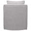 Fauteuil pivotant gris Akinola