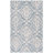 Ferrera Ikat Handmade Tufted Wool Blue / Ivory Area Rug-1138282229