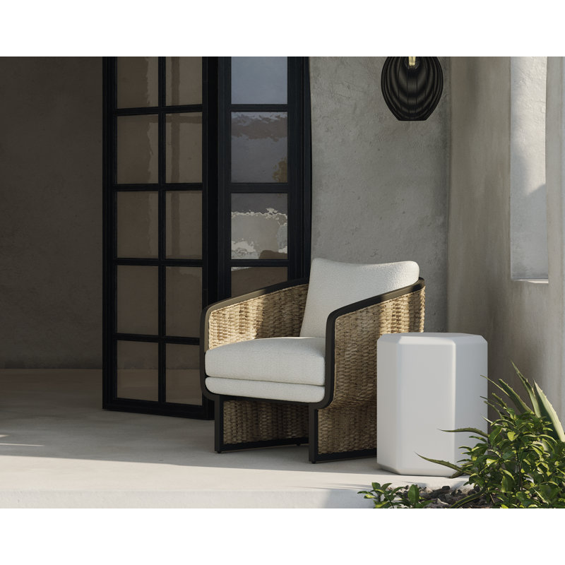 OLBIA LOUNGE CHAIR - LOUIS CREAM