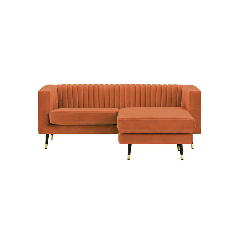 Monaville Universal Corner Sofa, Orange