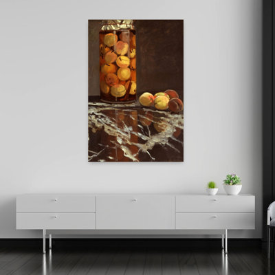 Pot de fruits, reproduction d'art classique classique