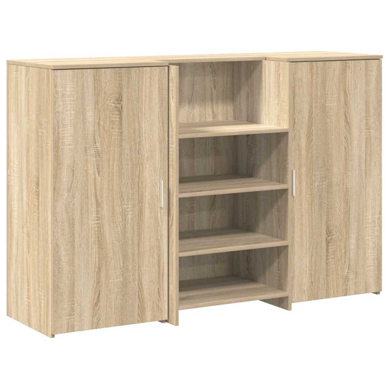 Camariah Standing Desk, Sonoma Oak, 103.5cm H x 155cm W x 50cm D