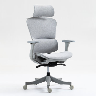 Chaise de bureau en filet à haut dossier: 8366 HP-GR