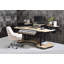 Bureau studio 83 po Eleazar au fini chêne naturel (sans chaises)-280529066