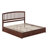 Lamari Solid Wood Platform Bed with Footboard & Roll Out Trundle Bed-738330494-803161651