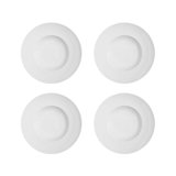 Domo White Porcelain Dinner Plate