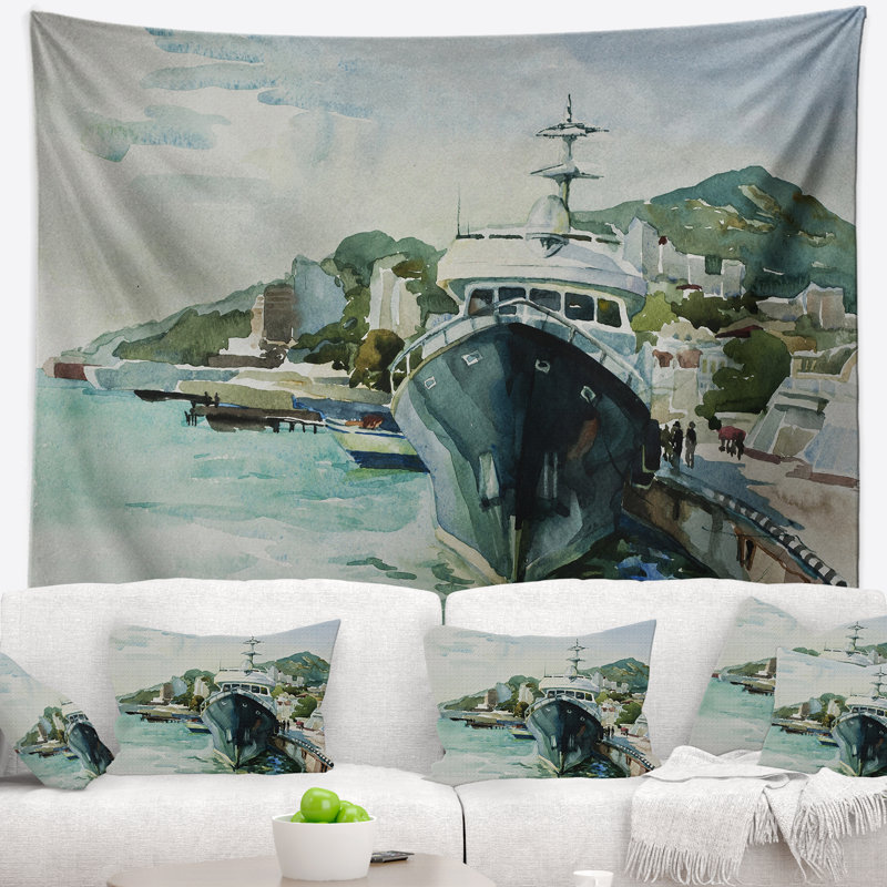 Polyester Tapestry, 50" H x 60" W