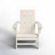 Modern Adirondack High-Density Polyethylene (HDPE) Outdoor Adirondack Chair