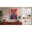 Fox in Navy Jacket Modern - Wrapped Canvas-1583842478-1583842473