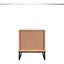Table d'appoint en bouleau Coastal Modern