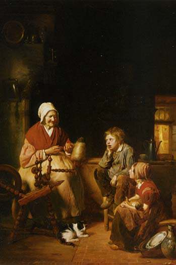 « grand-mère stories », reproduction d’art, H 36 po x l 24 po x P 1,5 po