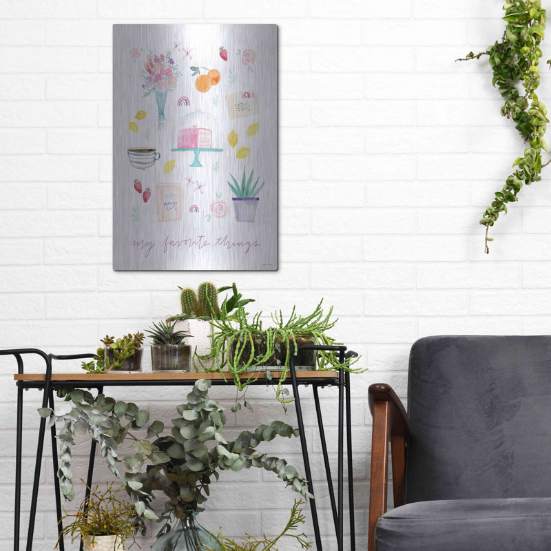 «My Favorite Things» par Rachel Nieman, H 16 po x l 12 po