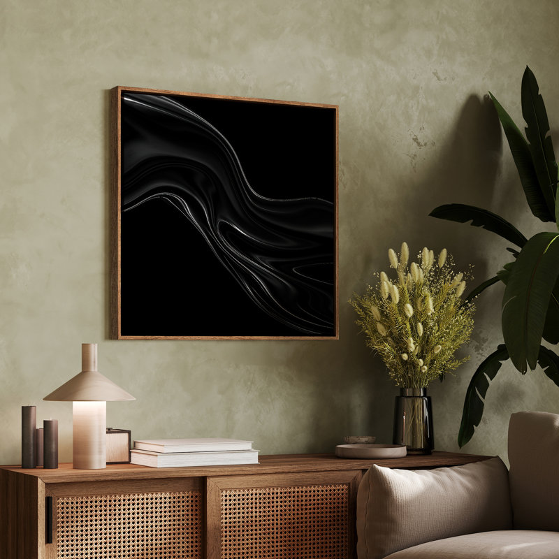 Art mural encadré abstrait rétro antique classique pour chambre à coucher, H 24 po x l 24 po, Naturel