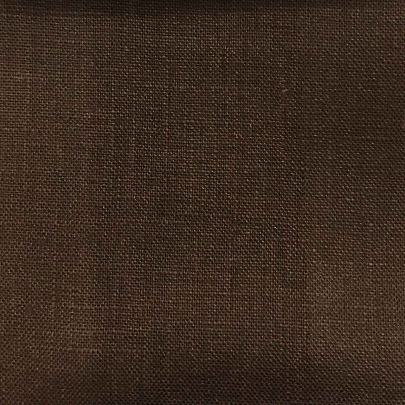 Tissu en lin Newport-Brighton, Chocolat