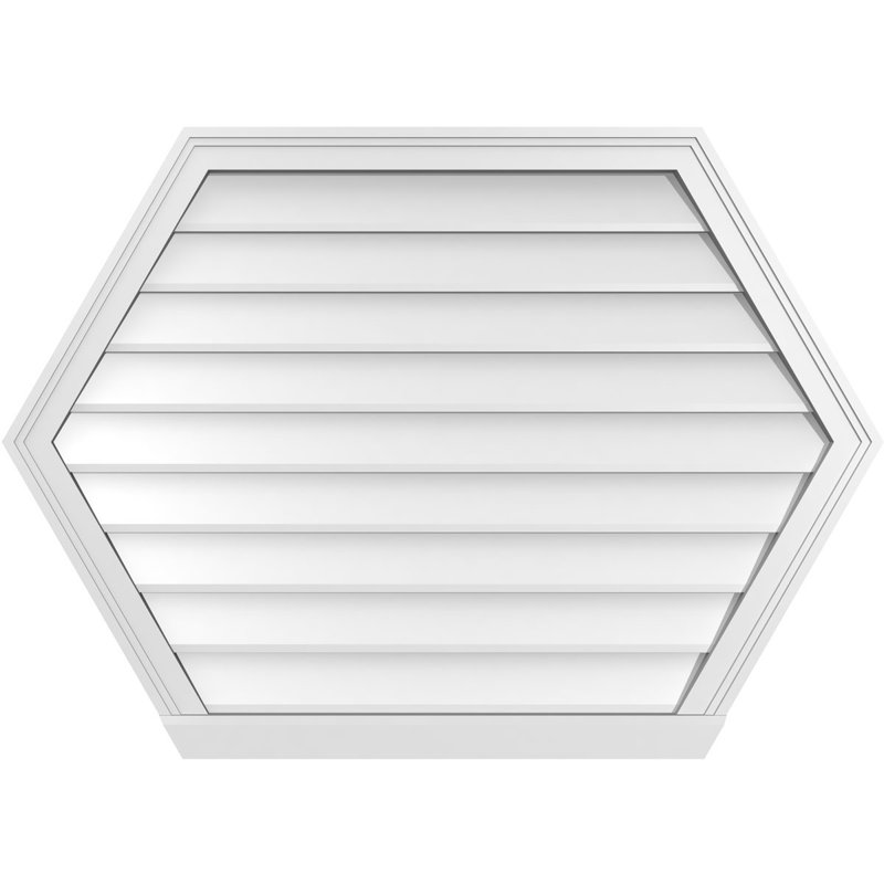 Ventilateur à pignon horizontal non-fonctionnel Signature, 2" H x 42" L x 30" W