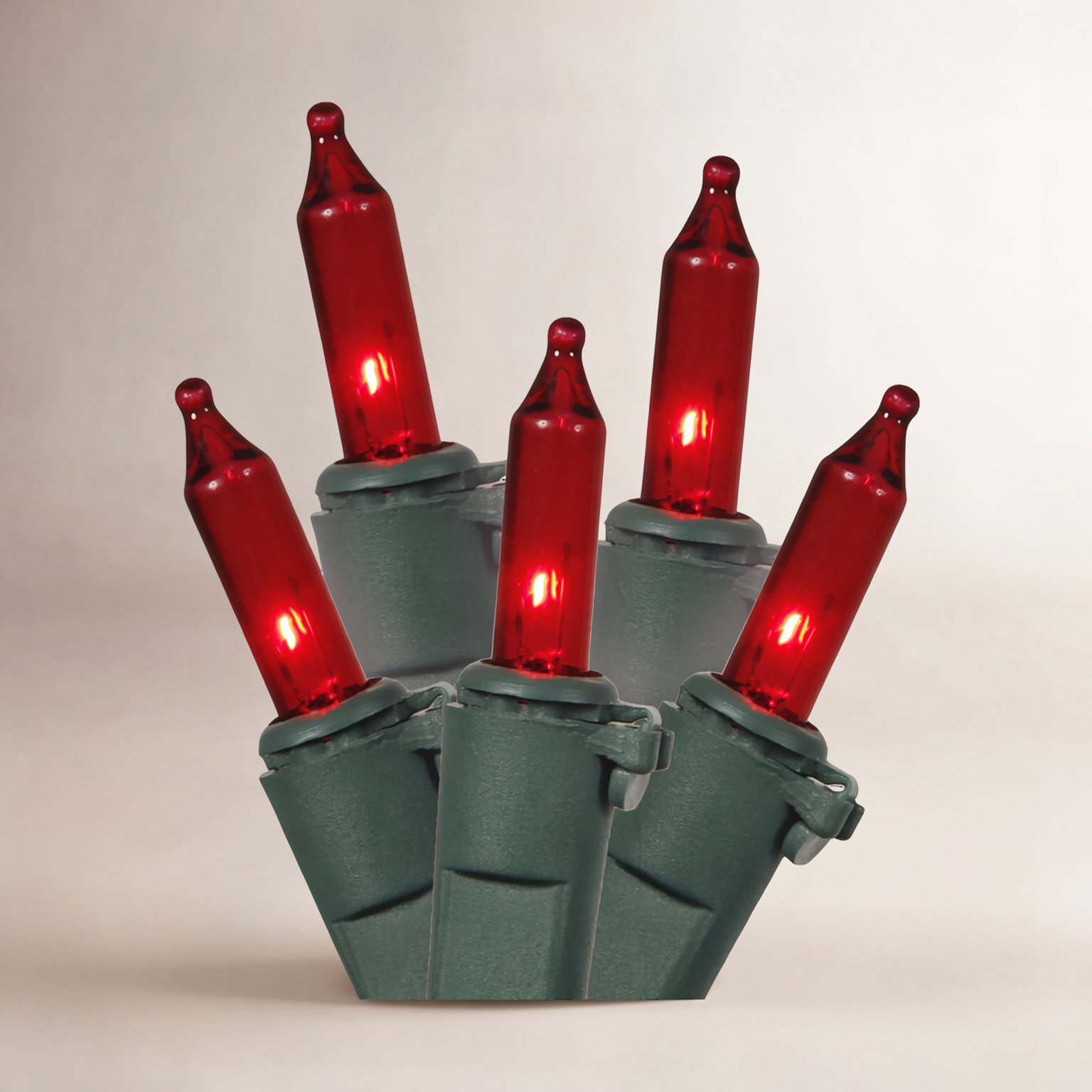 Mini Christmas String Lights, Blue/Green, 23' L
