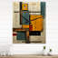 Simplicity Of Beauty Vintage Geometrics - Horloge murale rétro géométrique moderne-99635814