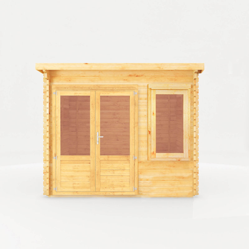 Mercia 10ft x 10ft Elite Pent Log Cabin (28mm)