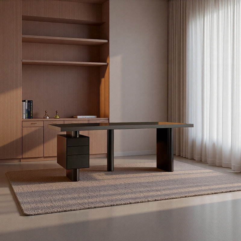 Bureau d'ordinateur Parven, H 28,74 po x l 55,12 po x P 27,56 po