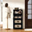 Armoire de rangement à 4 côtés latéraux rétro avec porte magnétique de 20 po Retro