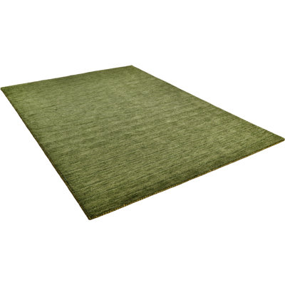 Stevenage Solid Colour Wool Hand Woven Area Rug