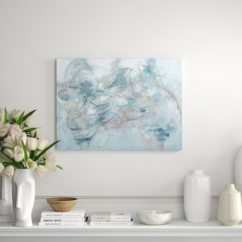 Azure Print by D’Alessandro Léon, 30" H x 42" W, Image Brush Gel