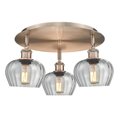 Bergeman Glass Flush Mount