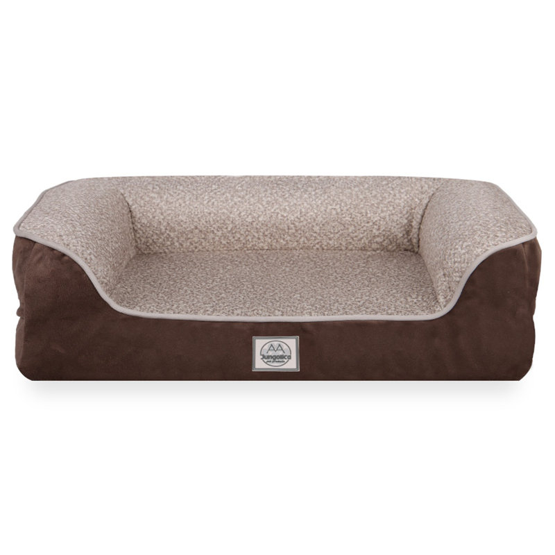 Jungolica Orthopedic Pet Bed, 55cm H x 35cm W x 18cm D, Brown