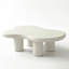 Table basse crème nuage de 48,4 pouces